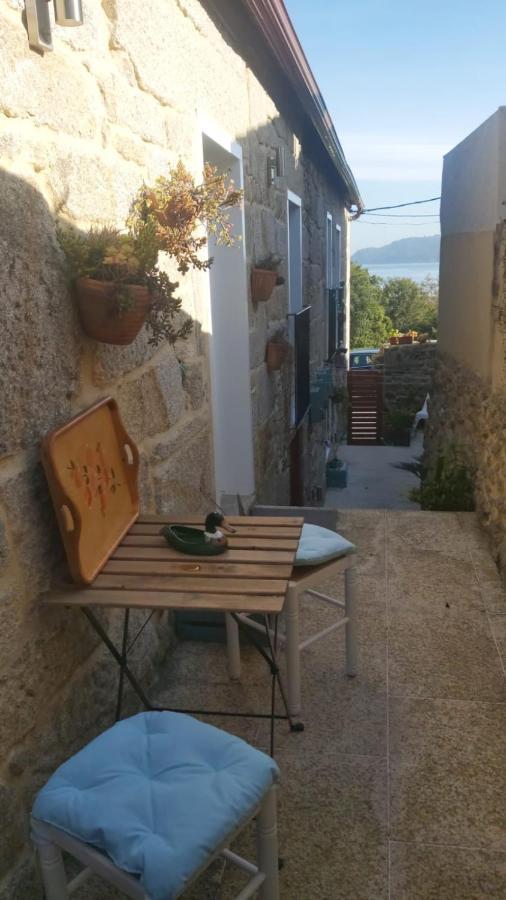Vivienda Con Terraza En Playas De Baionaアパートメント エクステリア 写真