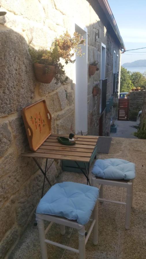 Vivienda Con Terraza En Playas De Baionaアパートメント エクステリア 写真